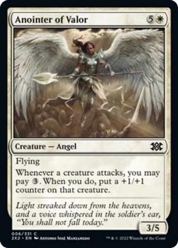 2022 Magic The Gathering Double Masters #6 Anointer of Valor Front