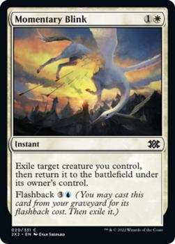 2022 Magic The Gathering Double Masters #20 Momentary Blink Front