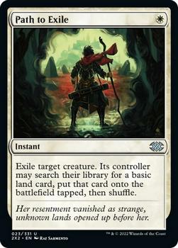 2022 Magic The Gathering Double Masters #23 Path to Exile Front