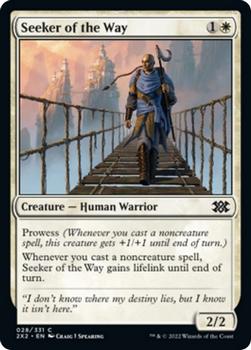 2022 Magic The Gathering Double Masters #28 Seeker of the Way Front