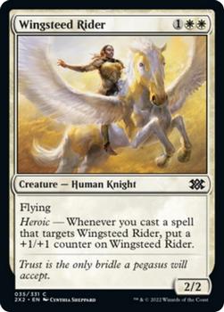 2022 Magic The Gathering Double Masters #35 Wingsteed Rider Front