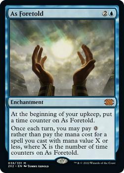 2022 Magic The Gathering Double Masters #38 As Foretold Front