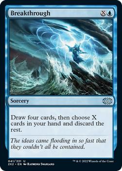 2022 Magic The Gathering Double Masters #41 Breakthrough Front