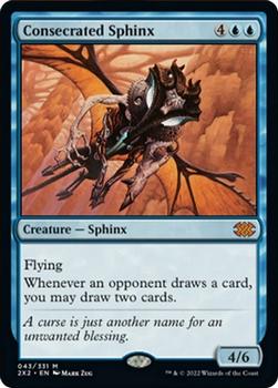 2022 Magic The Gathering Double Masters #43 Consecrated Sphinx Front