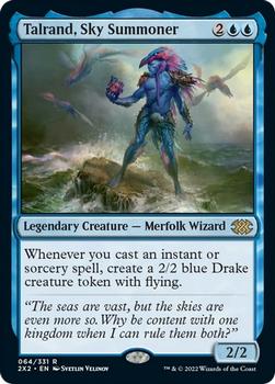 2022 Magic The Gathering Double Masters #64 Talrand, Sky Summoner Front