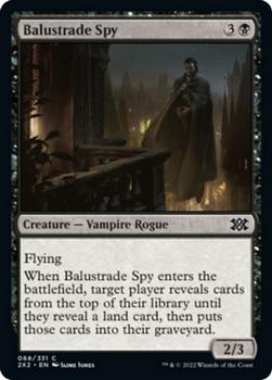 2022 Magic The Gathering Double Masters #68 Balustrade Spy Front
