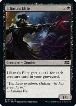 2022 Magic The Gathering Double Masters #82 Liliana's Elite Front