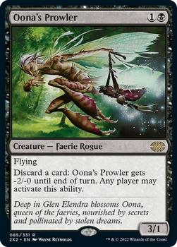 2022 Magic The Gathering Double Masters #85 Oona's Prowler Front