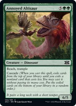 2022 Magic The Gathering Double Masters #134 Annoyed Altisaur Front