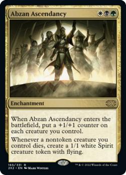 2022 Magic The Gathering Double Masters #165 Abzan Ascendancy Front