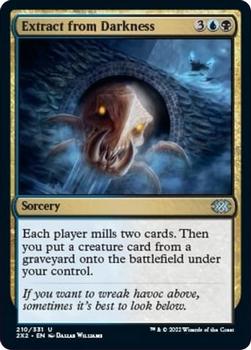 2022 Magic The Gathering Double Masters #210 Extract from Darkness Front
