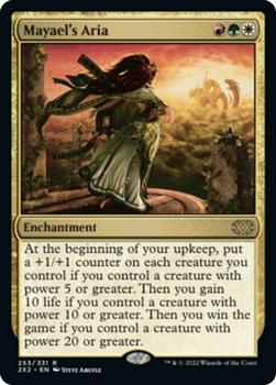 2022 Magic The Gathering Double Masters #253 Mayael's Aria Front