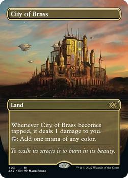 2022 Magic The Gathering Double Masters #403 City of Brass Front
