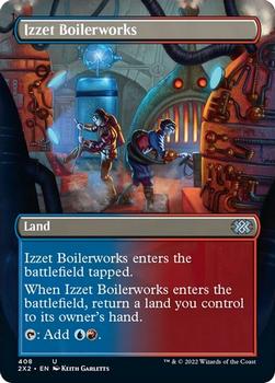 2022 Magic The Gathering Double Masters #408 Izzet Boilerworks Front