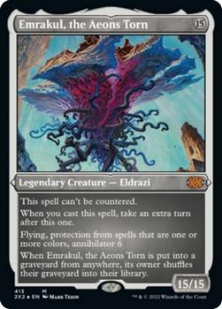 2022 Magic The Gathering Double Masters #413 Emrakul, the Aeons Torn Front