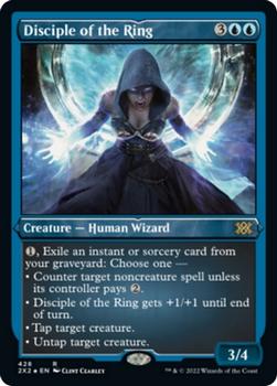 2022 Magic The Gathering Double Masters #428 Disciple of the Ring Front