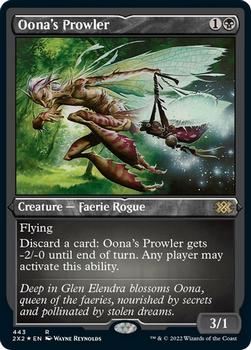2022 Magic The Gathering Double Masters #443 Oona's Prowler Front