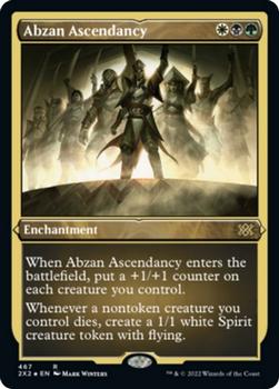 2022 Magic The Gathering Double Masters #467 Abzan Ascendancy Front