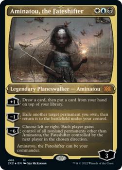 2022 Magic The Gathering Double Masters #468 Aminatou, the Fateshifter Front