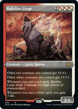 2022 Magic The Gathering Double Masters #478 Balefire Liege Front