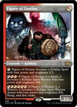 2022 Magic The Gathering Double Masters #496 Figure of Destiny Front