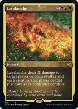 2022 Magic The Gathering Double Masters #516 Lavalanche Front