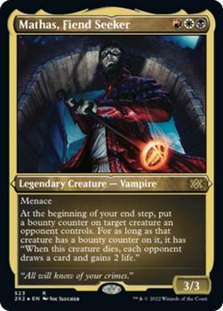 2022 Magic The Gathering Double Masters #523 Mathas, Fiend Seeker Front