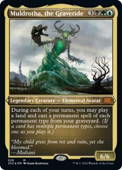2022 Magic The Gathering Double Masters #528 Muldrotha, the Gravetide Front