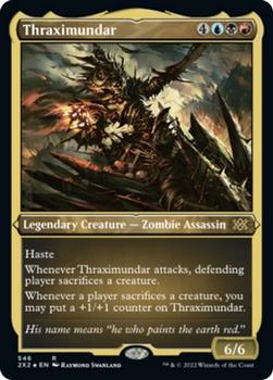 2022 Magic The Gathering Double Masters #546 Thraximundar Front