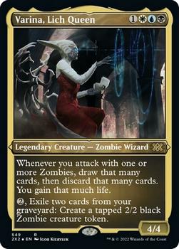 2022 Magic The Gathering Double Masters #549 Varina, Lich Queen Front