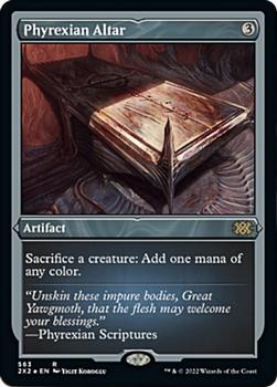 2022 Magic The Gathering Double Masters #563 Phyrexian Altar Front