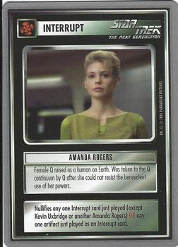 1994 Decipher Star Trek Premiere Edition Tin Set #NNO Amanda Rogers Front