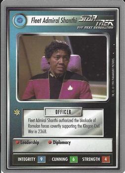 1994 Decipher Star Trek Premiere Edition Tin Set #NNO Fleet Admiral Shanthi Front