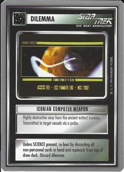 1994 Decipher Star Trek Premiere Edition Tin Set #NNO Iconian Computer Weapon Front