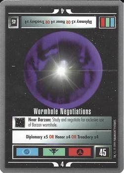 1994 Decipher Star Trek Premiere Edition Tin Set #NNO Wormhole Negotiations Front