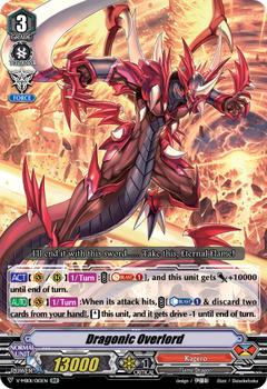 2018 Cardfight!! Vanguard PSYqualia Strife #10 Dragonic Overlord Front