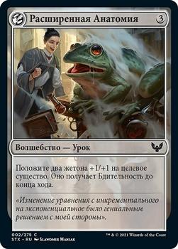 2021 Magic The Gathering Strixhaven: School of Mages (Russian) #2 Расширенная Анатомия Front