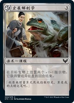 2021 Magic The Gathering Strixhaven: School of Mages (Chinese Simplified) #2 宏展解剖学 Front
