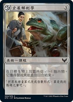 2021 Magic The Gathering Strixhaven: School of Mages (Chinese Traditional) #2 宏展解剖學 Front