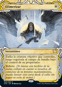2021 Magic The Gathering Strixhaven Mystical Archive (Spanish) #5 Efimerizar Front