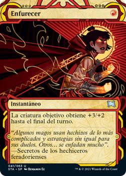 2021 Magic The Gathering Strixhaven Mystical Archive (Spanish) #41 Enfurecer Front