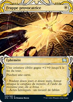2021 Magic The Gathering Strixhaven Mystical Archive (French)  #3 Frappe provocatrice Front