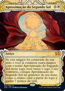 2021 Magic The Gathering Strixhaven Mystical Archive (Portuguese) #1 Aproximação do Segundo Sol Front