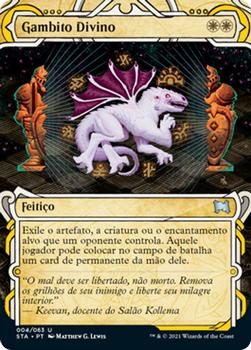2021 Magic The Gathering Strixhaven Mystical Archive (Portuguese) #4 Gambito Divino Front