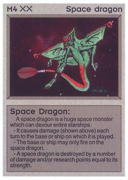 1994 Galactic Empires Alpha #36 Space Dragon Front