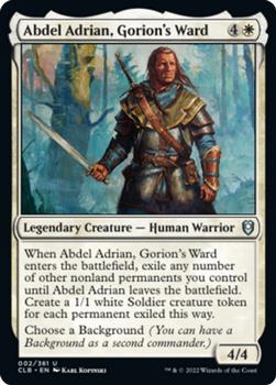 2022 Magic The Gathering Commander Legends: Battle for Baldur's Gate #2 Abdel Adrian, Gorion's Ward Front