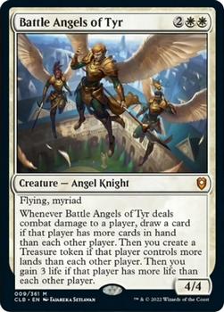 2022 Magic The Gathering Commander Legends: Battle for Baldur's Gate #009/361 Battle Angels of Tyr Front