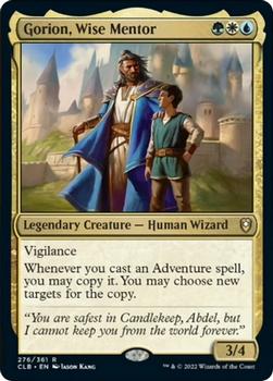 2022 Magic The Gathering Commander Legends: Battle for Baldur's Gate #276 Gorion, Wise Mentor Front