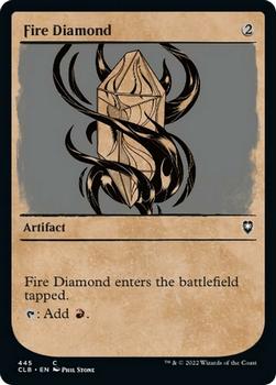 2022 Magic The Gathering Commander Legends: Battle for Baldur's Gate #445 Fire Diamond Front