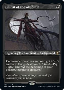 2022 Magic The Gathering Commander Legends: Battle for Baldur's Gate #495 Cultist of the Absolute Front